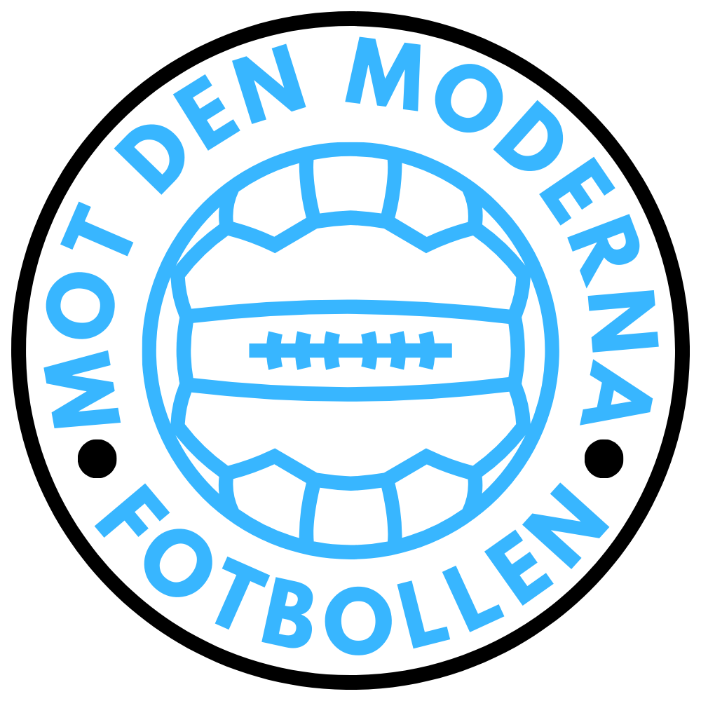 MOT DEN MODERNA FOTBOLLEN - Square Sticker
