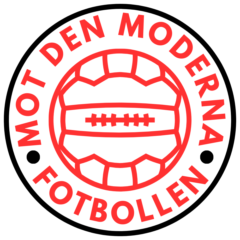 MOT DEN MODERNA FOTBOLLEN - Square Sticker