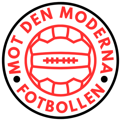 MOT DEN MODERNA FOTBOLLEN - Square Sticker