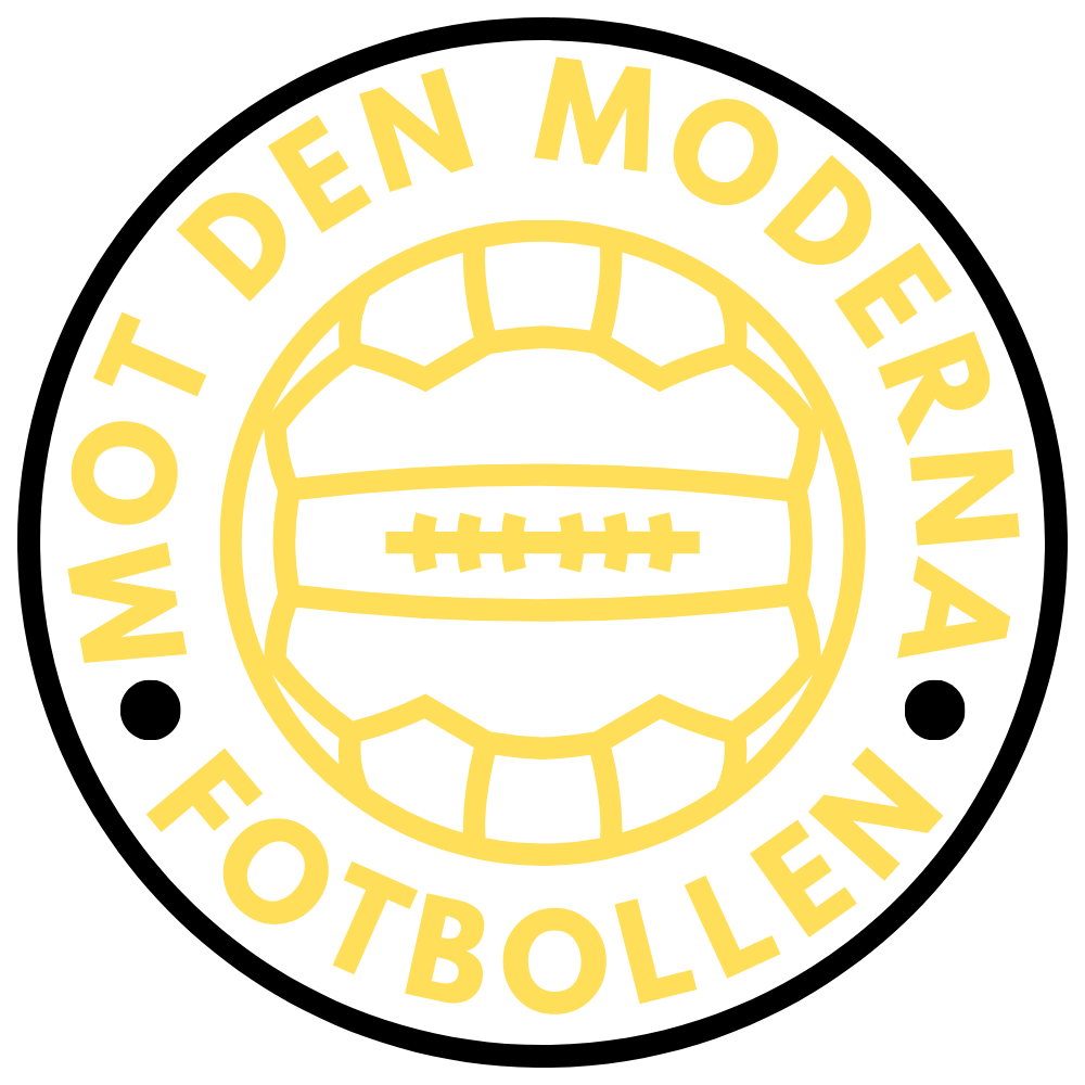 MOT DEN MODERNA FOTBOLLEN - Square Sticker